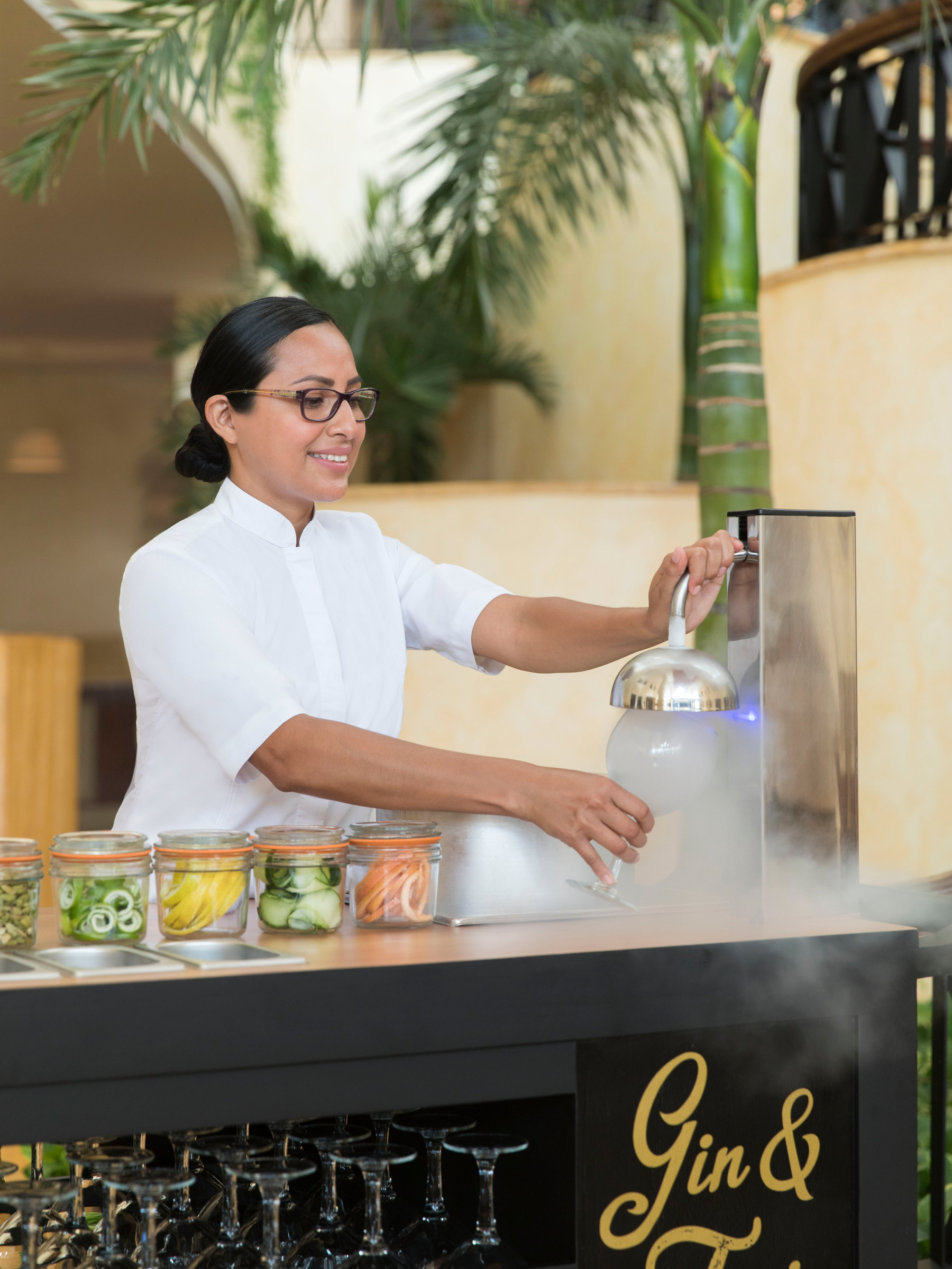 Cancun Luxury Resort Gin and Tonic Bar