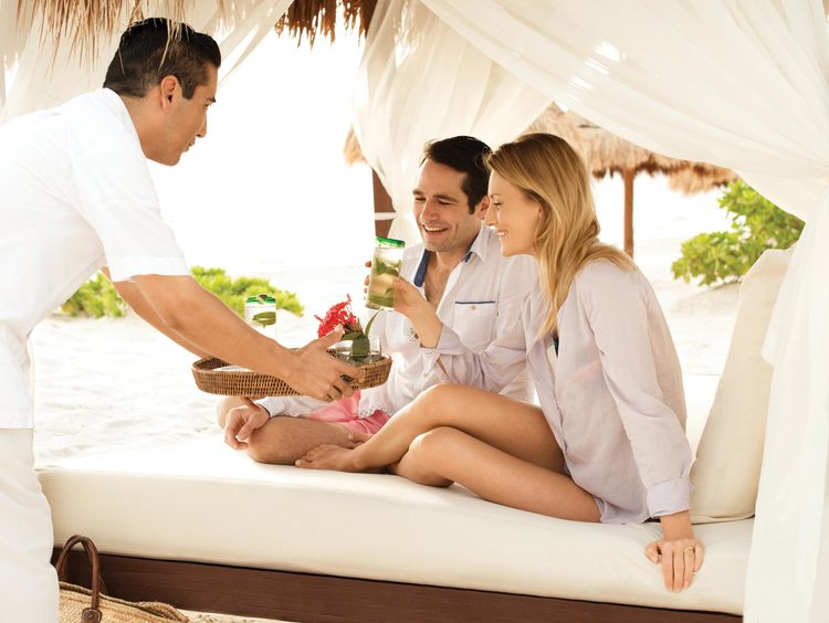 Waiter Service on the Beach