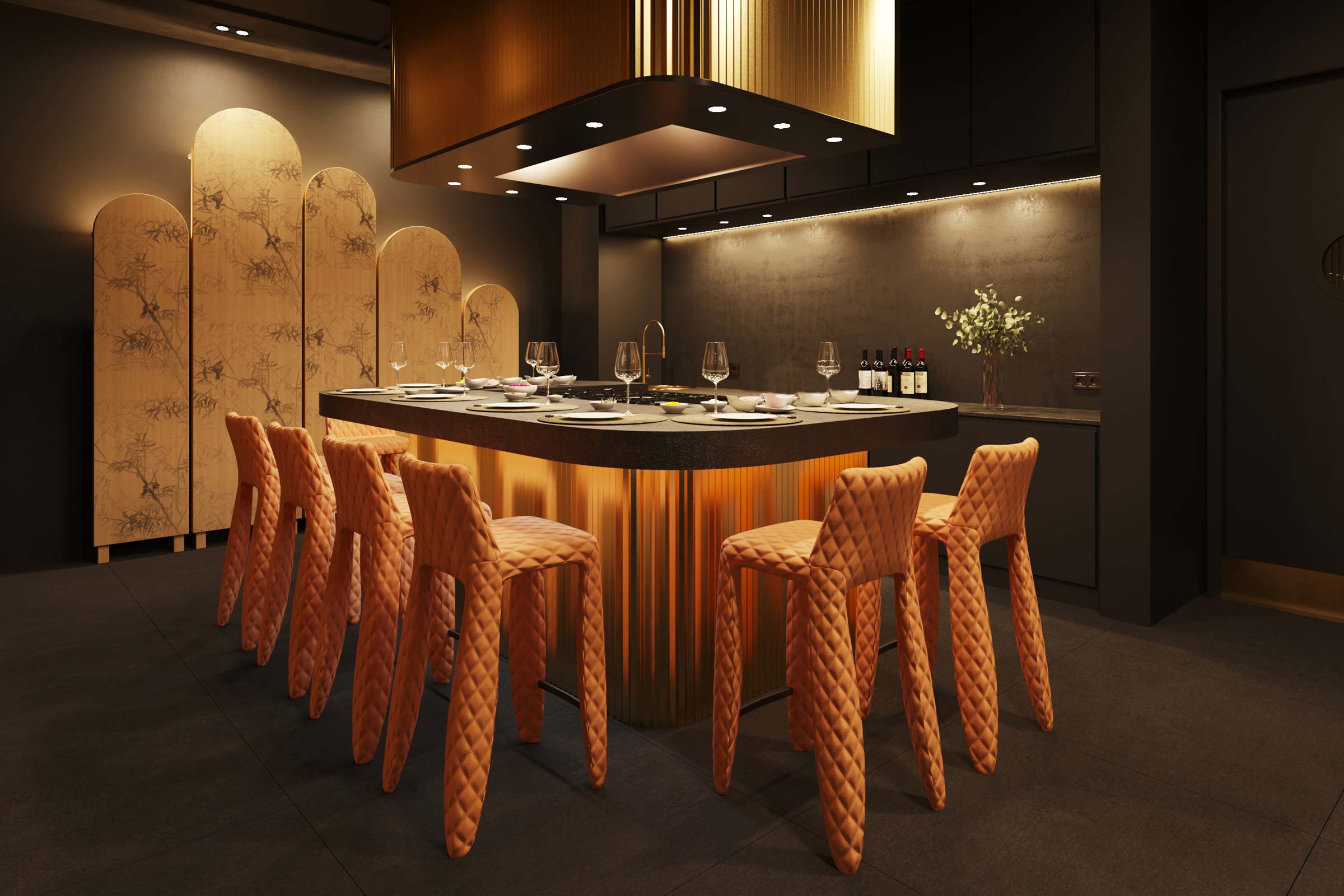 Teppanyaki, wok, and other asian dinner experiences