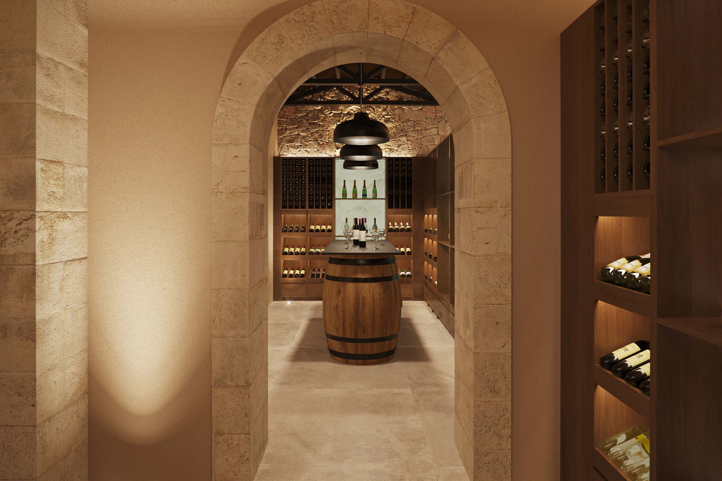Wine cellar restaurant in Cancun