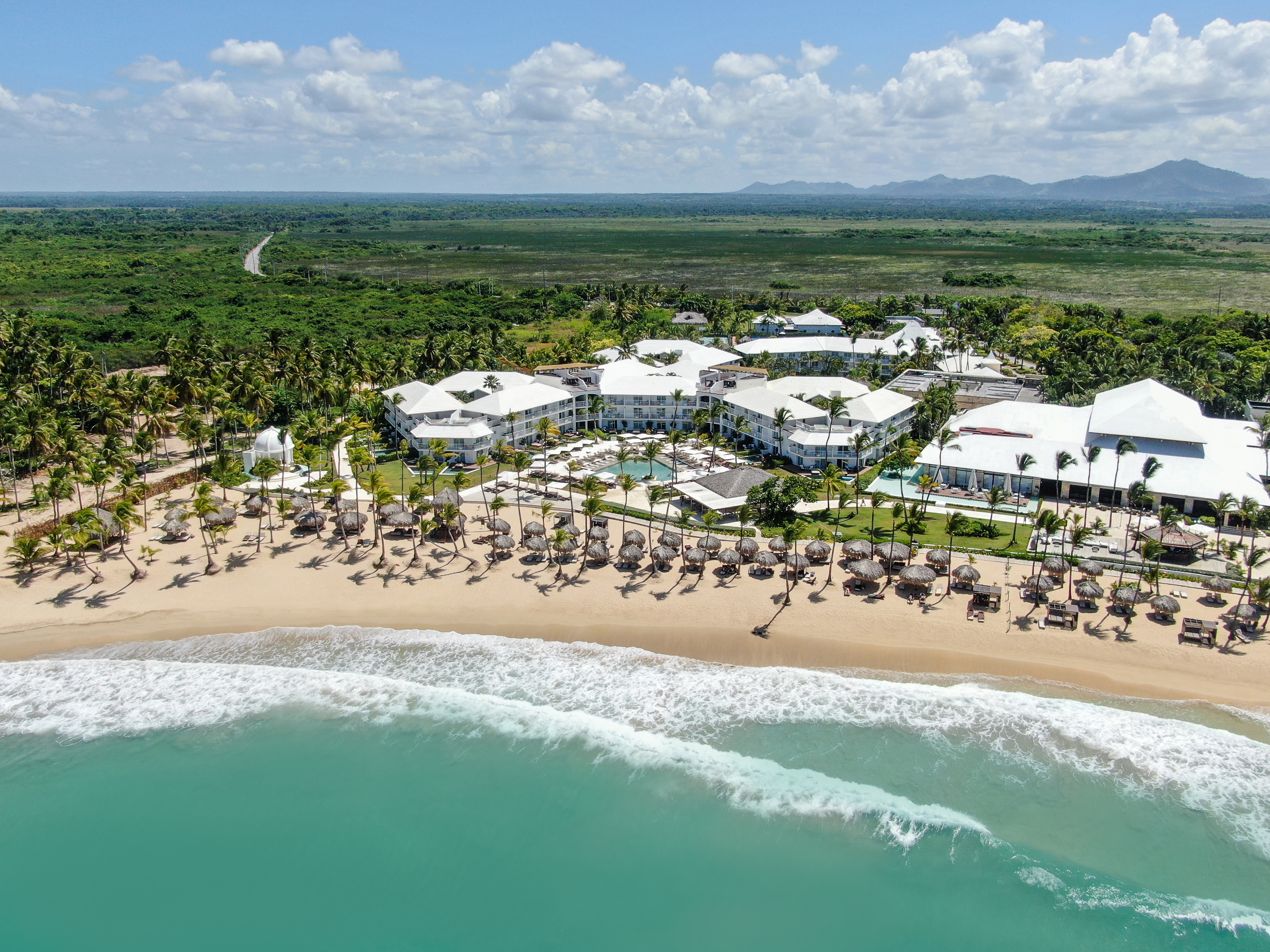 View of the Punta Cana landscape View of the Punta Cana landscape