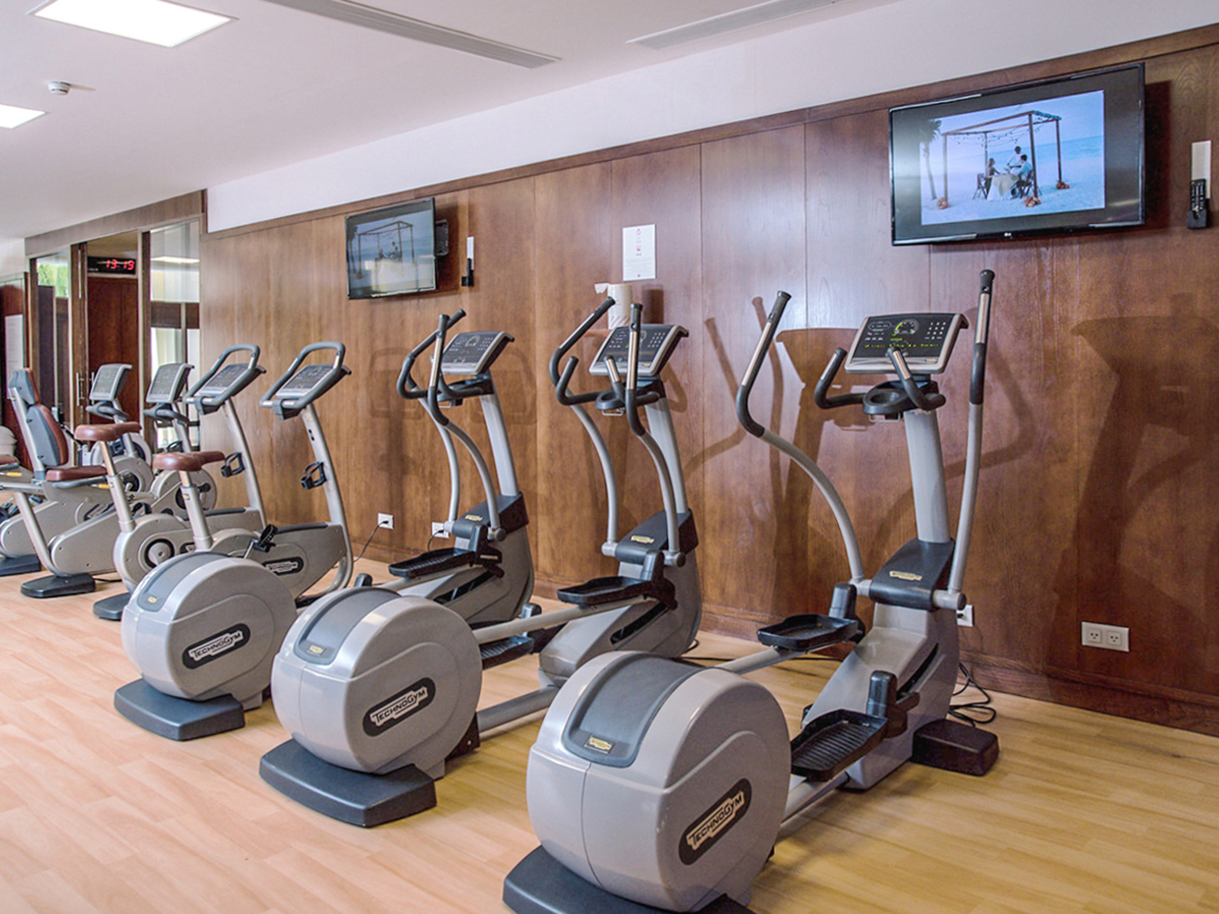 Gym in a Cancun Resort